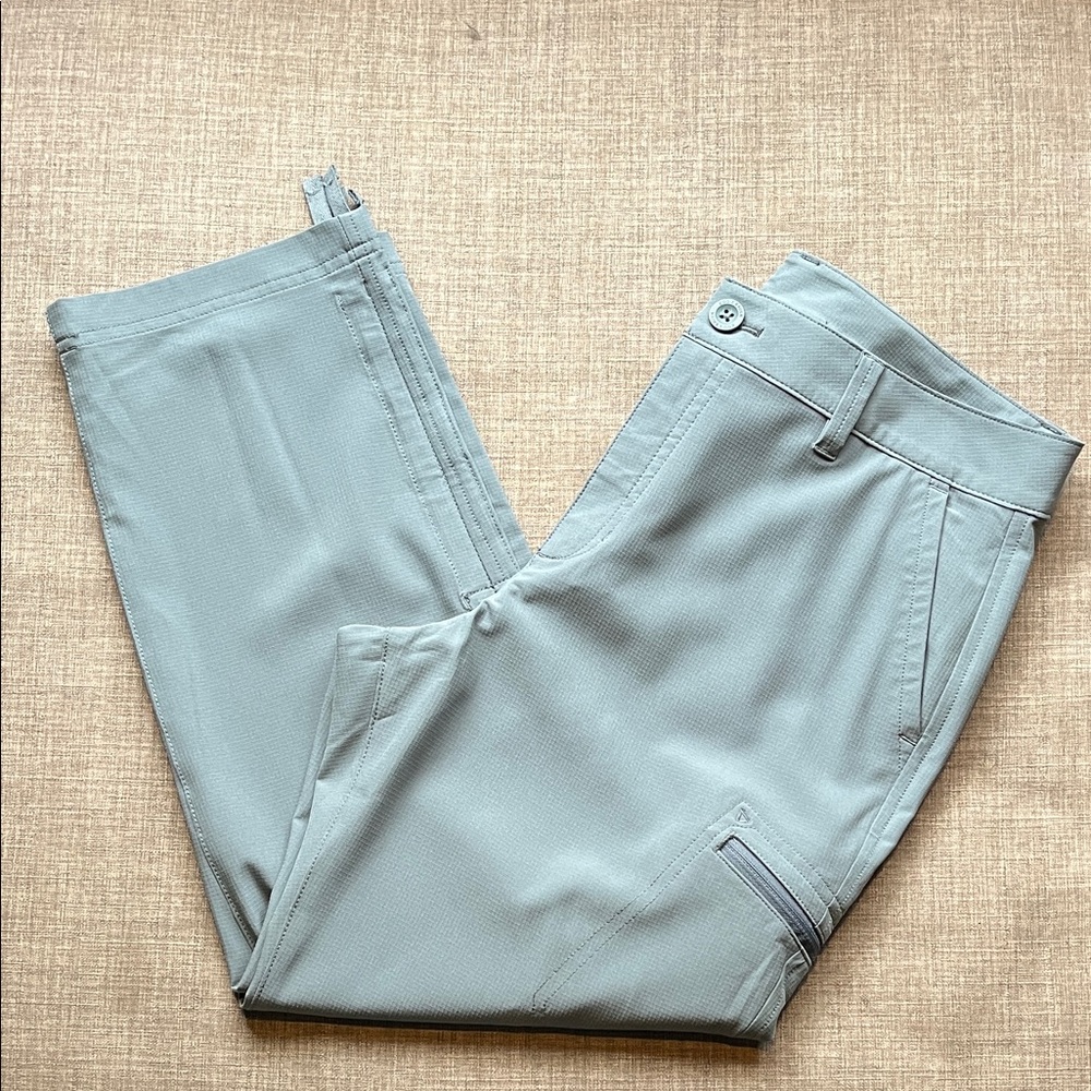 Eddie Bauer Gray Capri Hiking Adventure Camping Pants 6